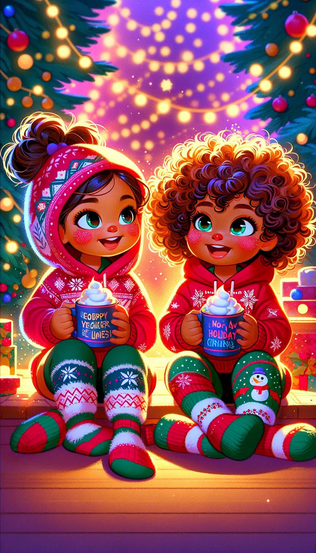 Girls Christmas Prompt Generator