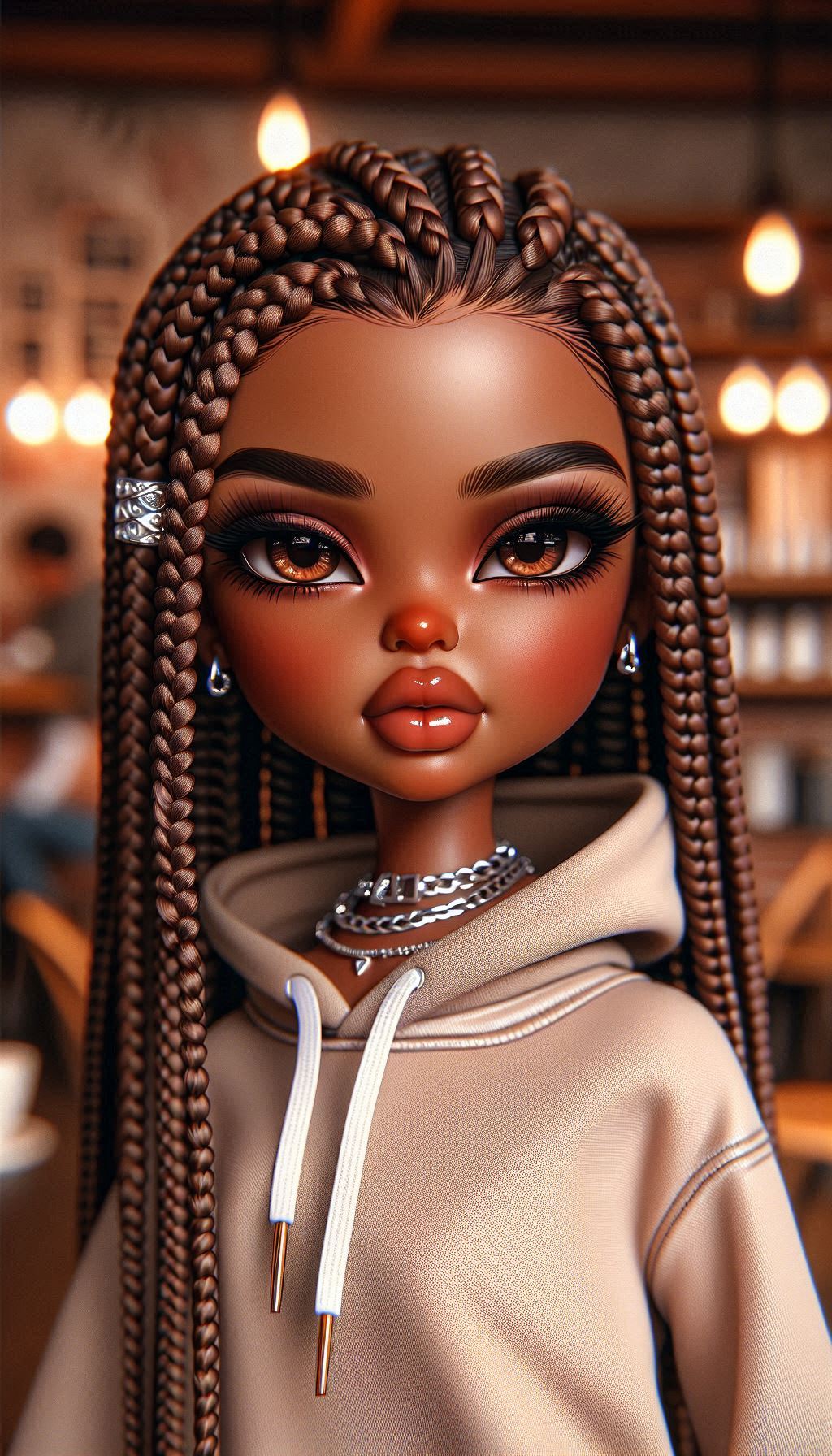 African American Girl Doll Prompt Generator