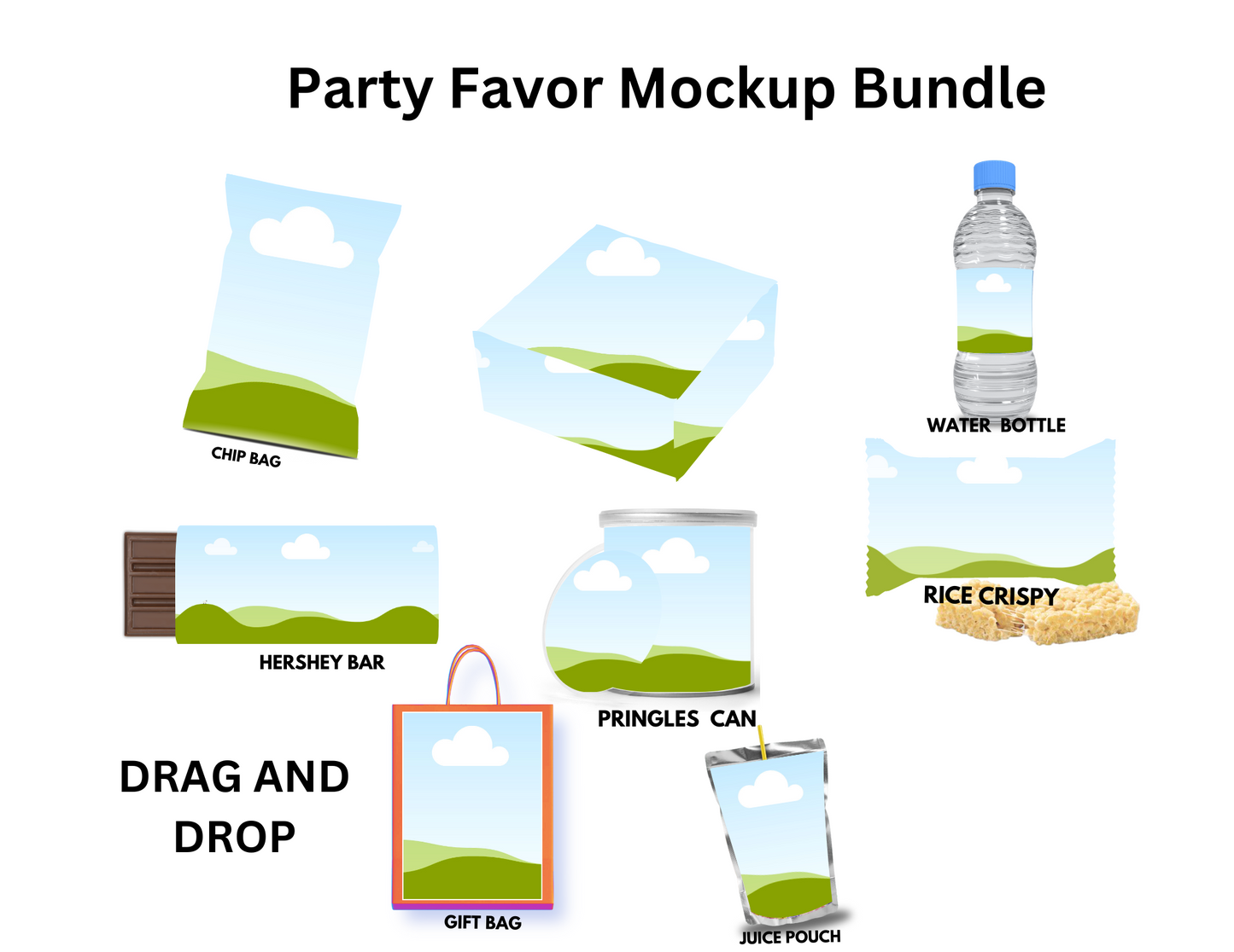 Custom Party Favor Kit Templates