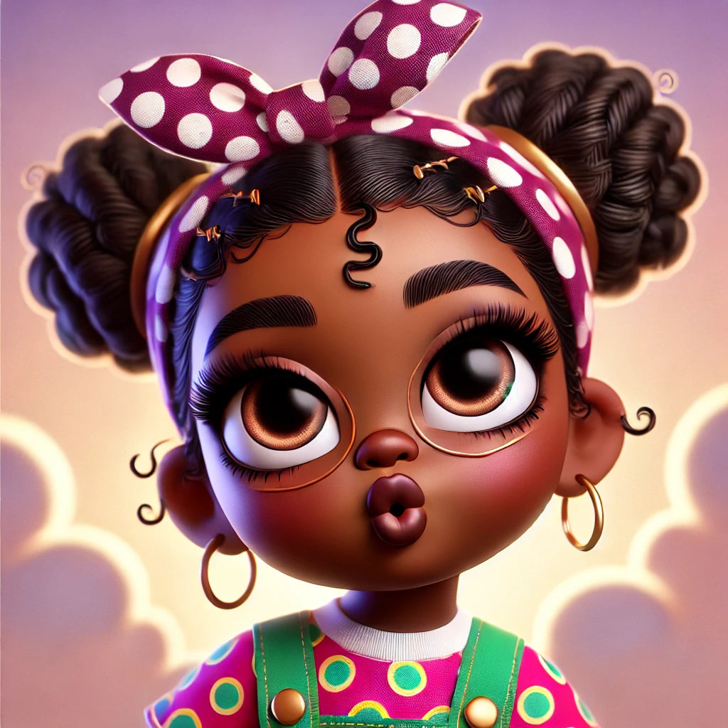 Whimsical Sticker Art for Confident Cuties Prompt Generator