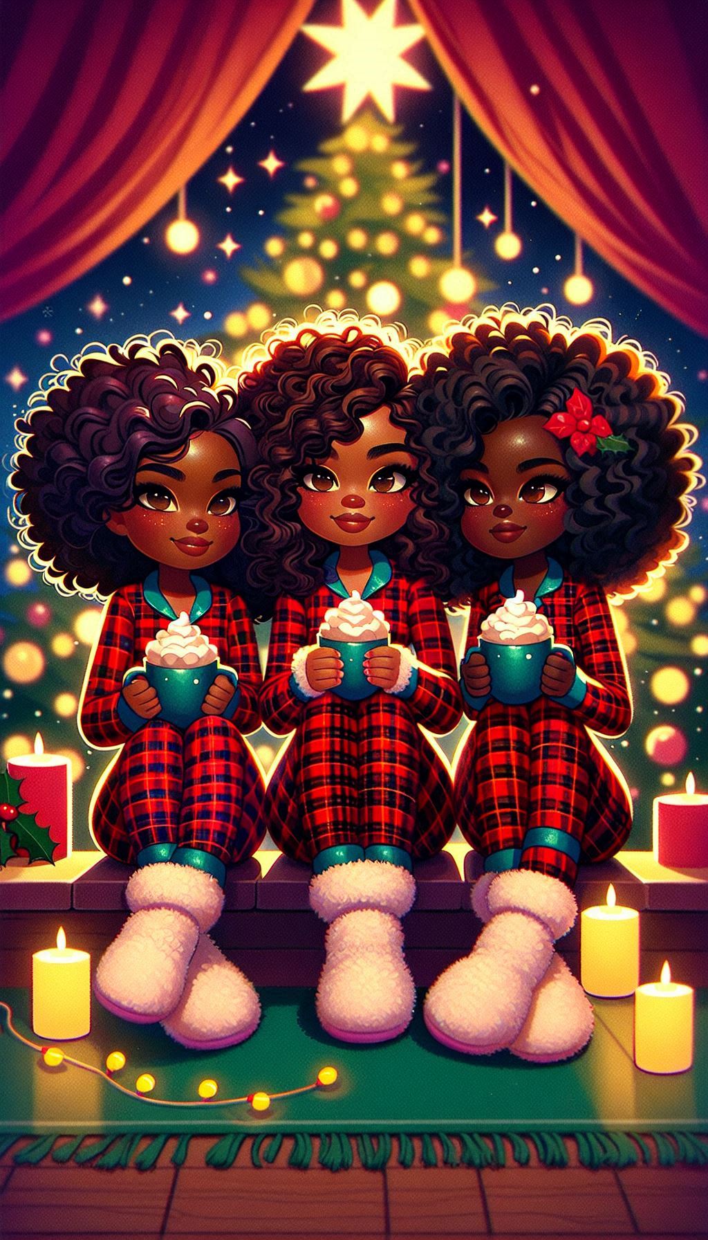 Girls Christmas Prompt Generator