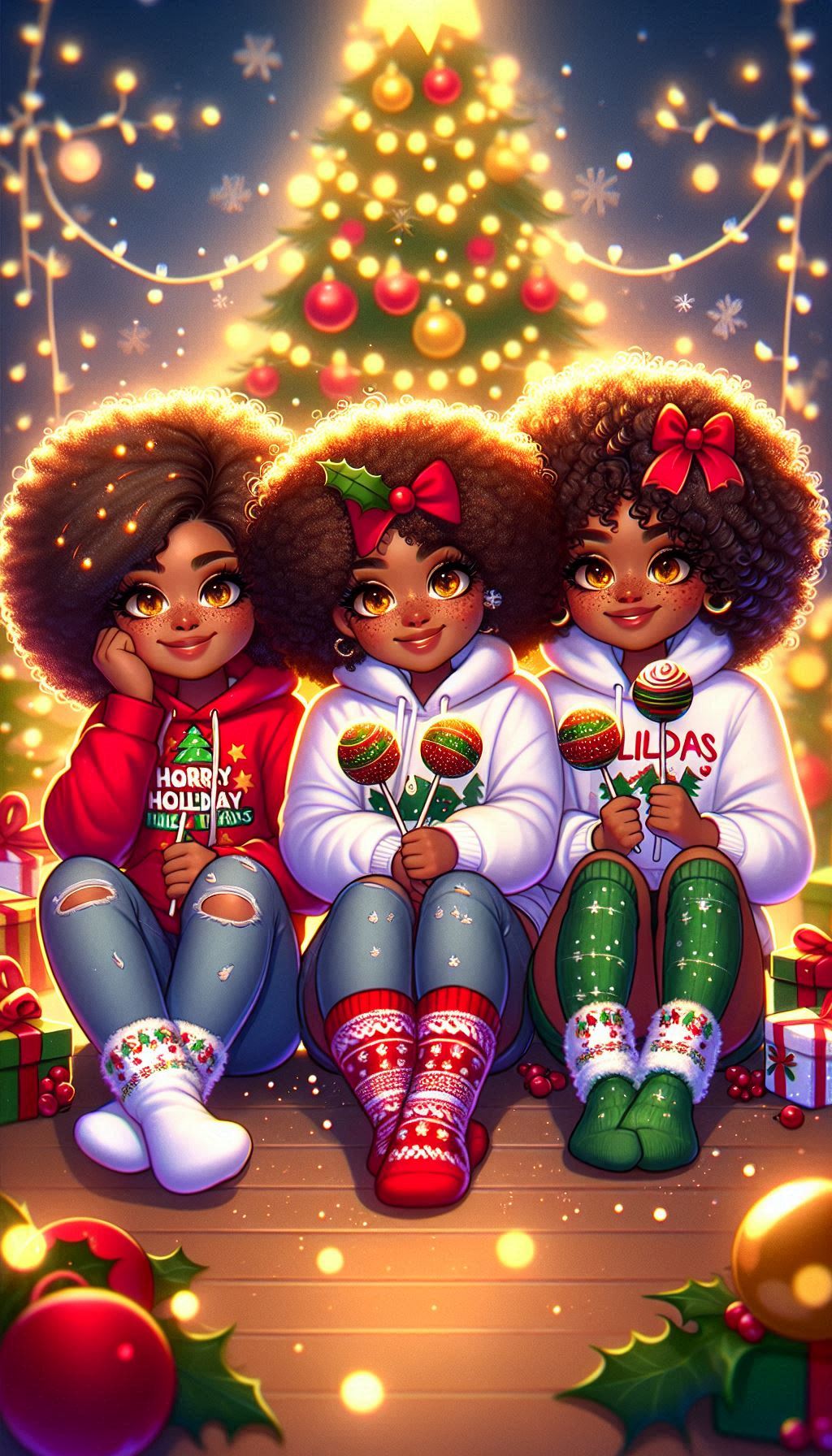 Girls Christmas Prompt Generator