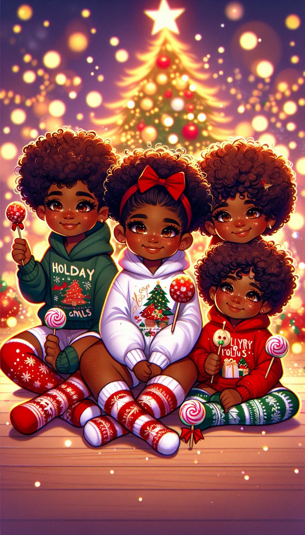 Girls Christmas Prompt Generator