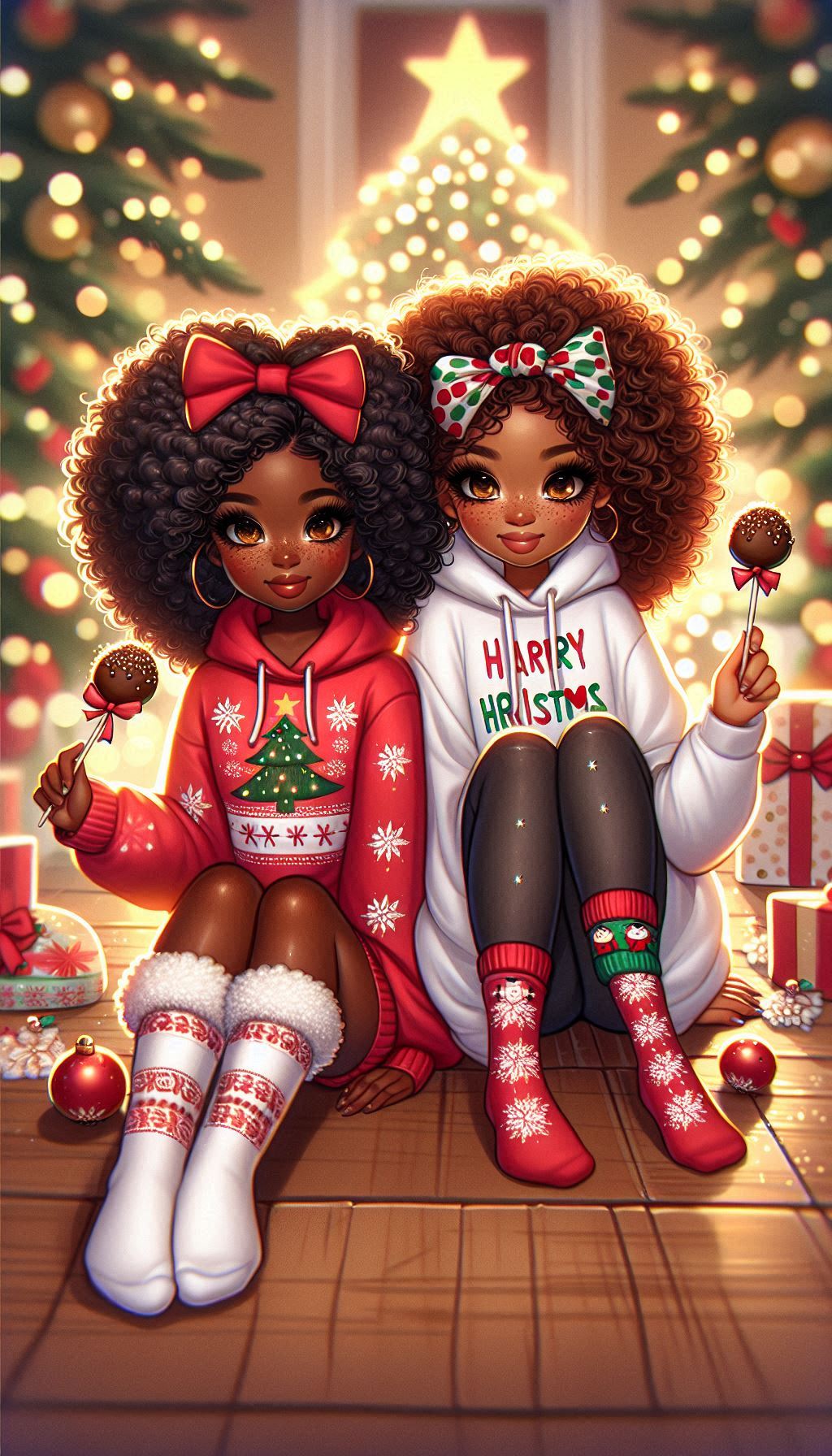 Girls Christmas Prompt Generator