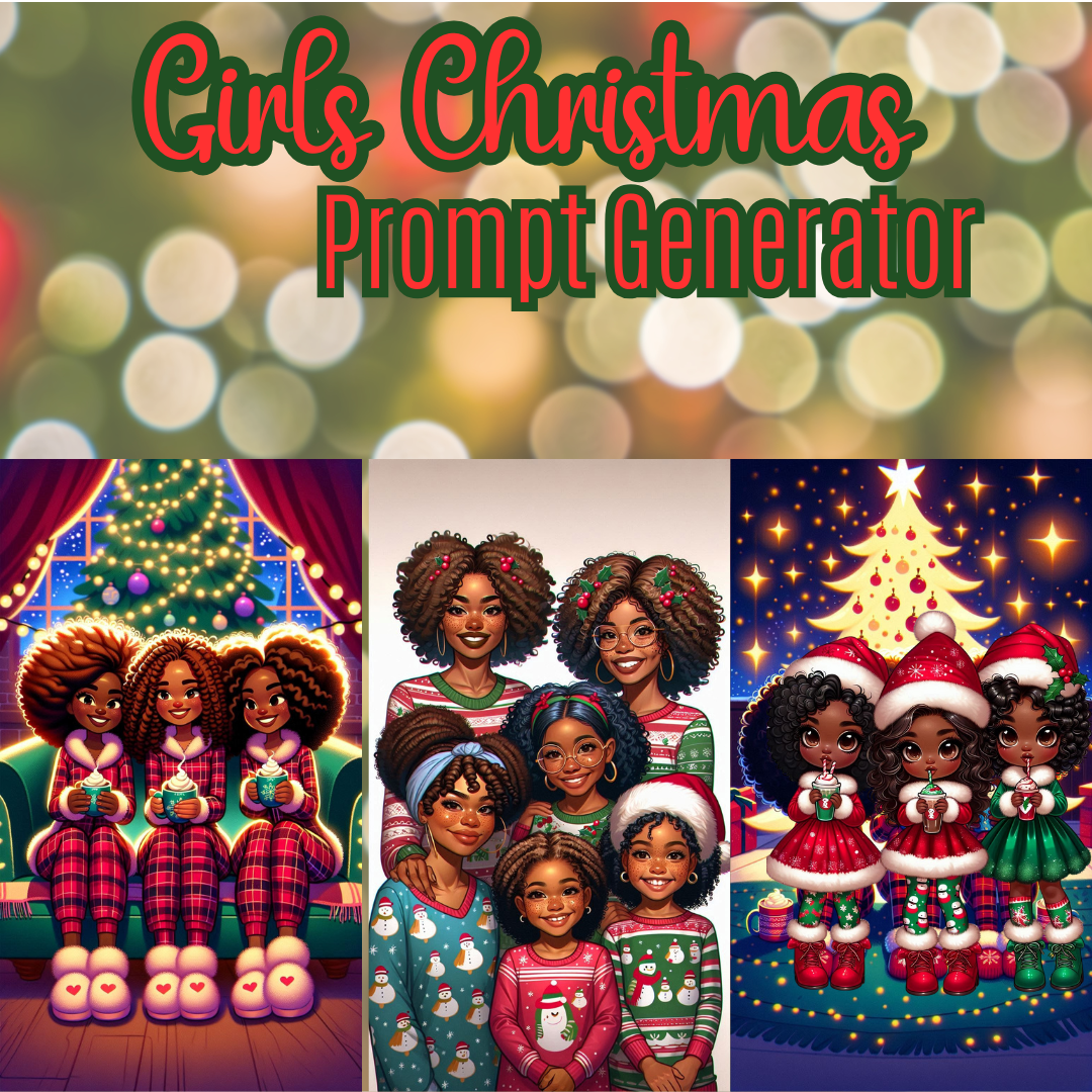 Girls Christmas Prompt Generator
