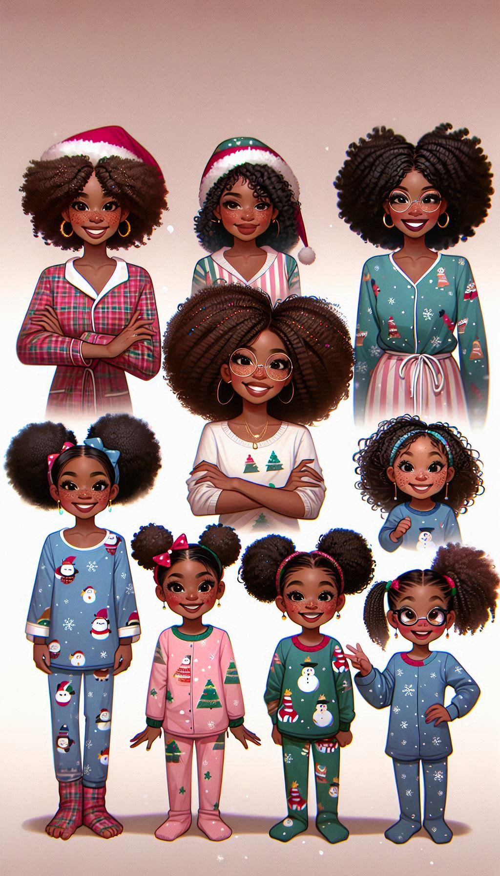 Girls Christmas Prompt Generator