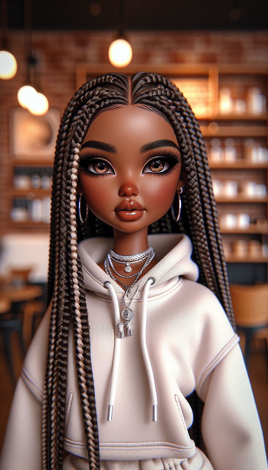 African American Girl Doll Prompt Generator