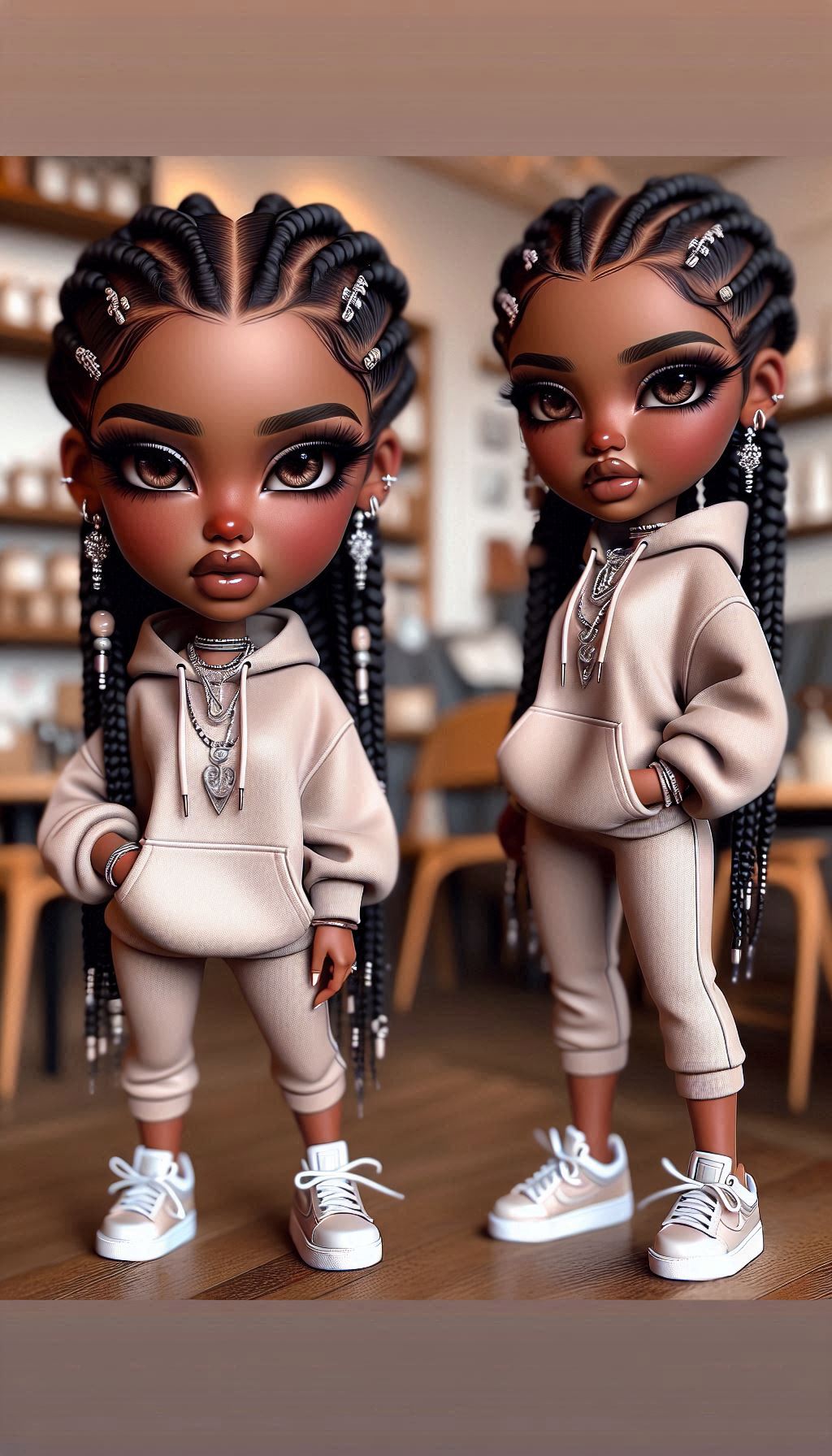 African American Girl Doll Prompt Generator