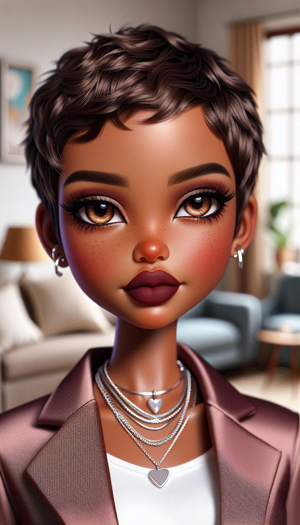 African American Girl Doll Prompt Generator