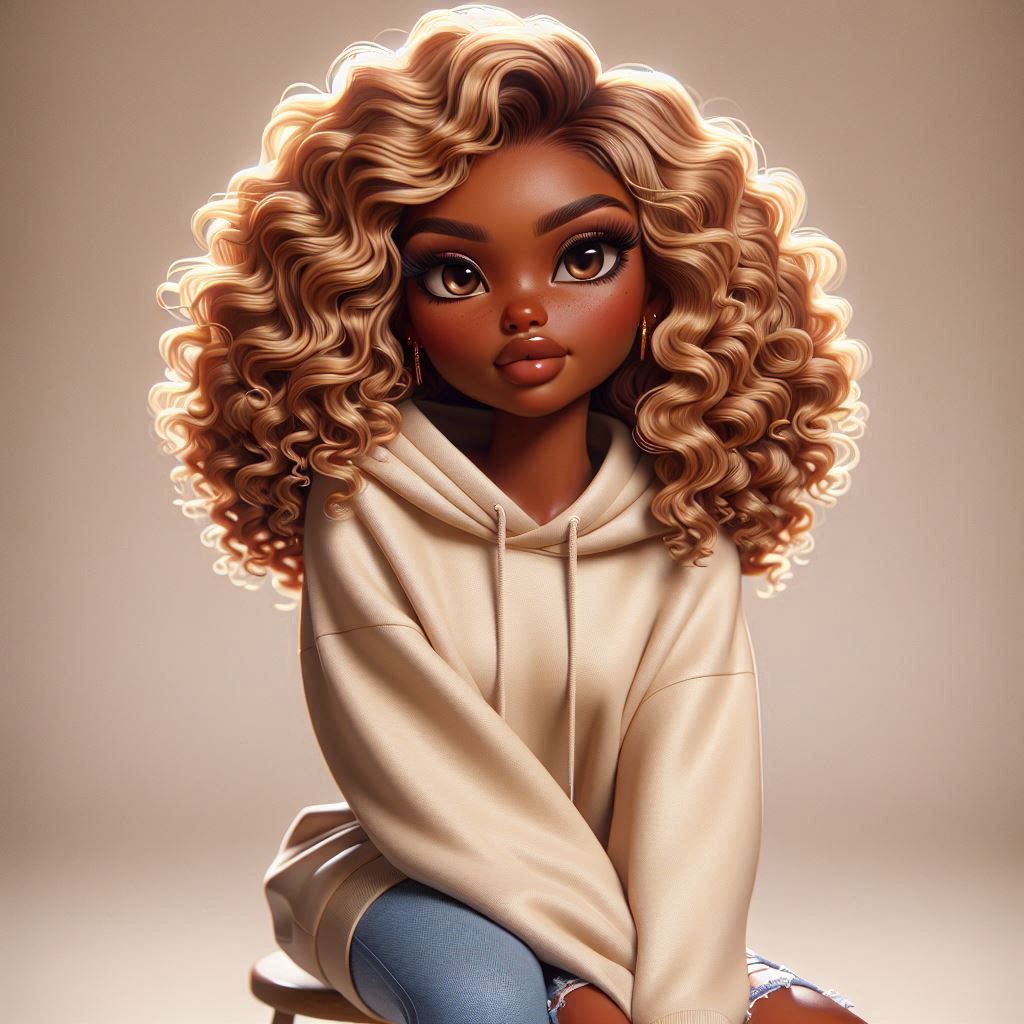 African American Girl Doll Prompt Generator