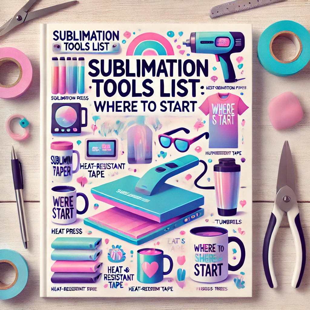 Shopify Listing: Sublimation Tools Guide | Essential Tools with Product Links