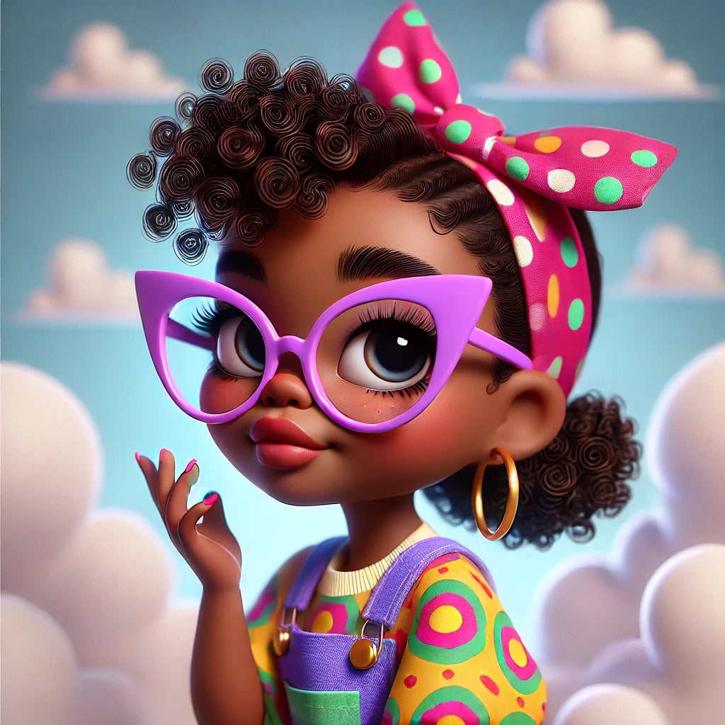 Whimsical Sticker Art for Confident Cuties Prompt Generator