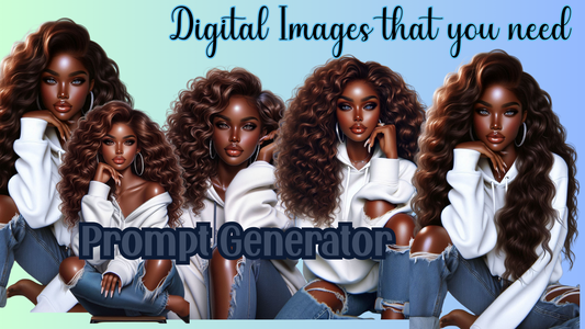 African American Girl Doll Prompt Generator