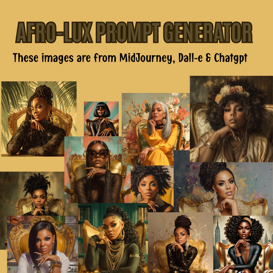Afro Lux Prompt Generator