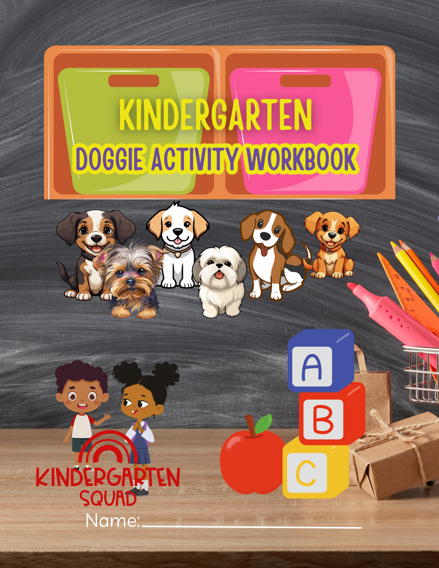 Kindergarten Doggie Activity Book